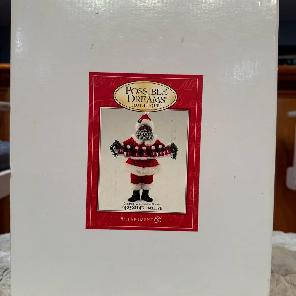 Possible Dreams “Believe” African American Santa - Picture 7 of 11